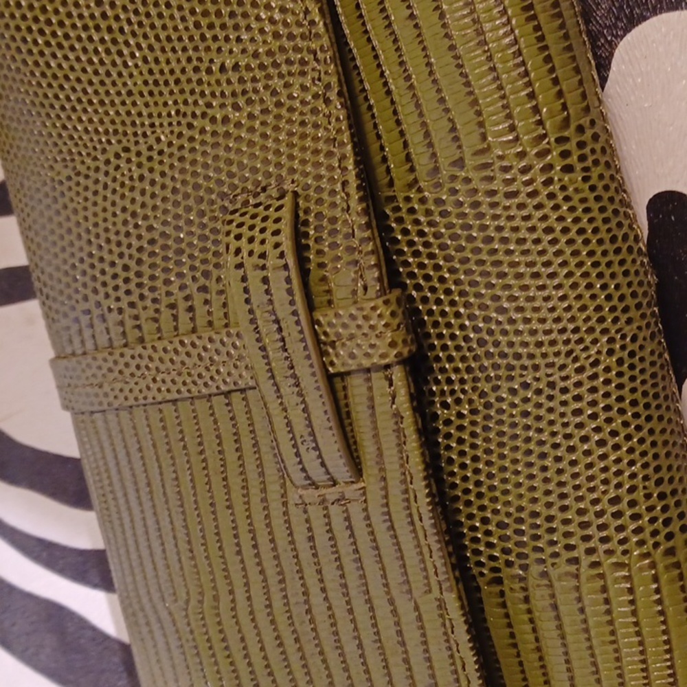 Hammitt Textured Olive Clutch